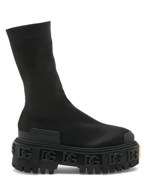 dolce gabbana sock boots|dolce & gabbana denim boots.